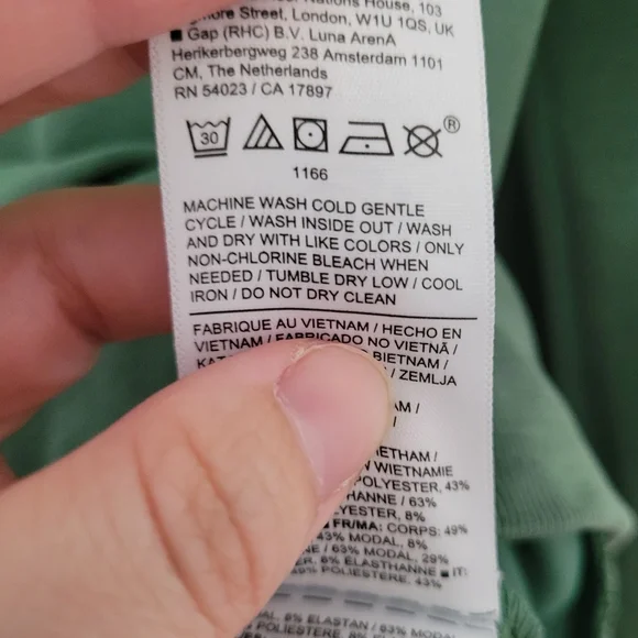 Athleta Seasoft Willow V Neckline Pullover Sweatshirt Green Modal Size XS Comfy - Picture 10 of 11